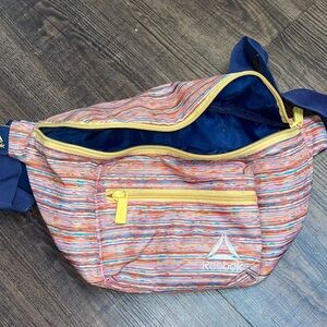 Reebok Colorful Belt Bag with Yellow Accents